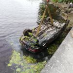 Pärnu jõest auto vintsimine